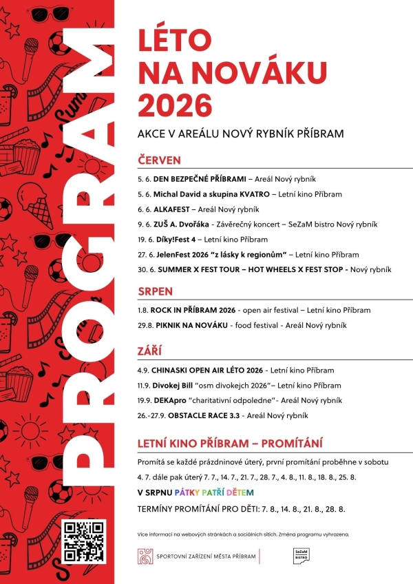 Léto na Nováku 2026